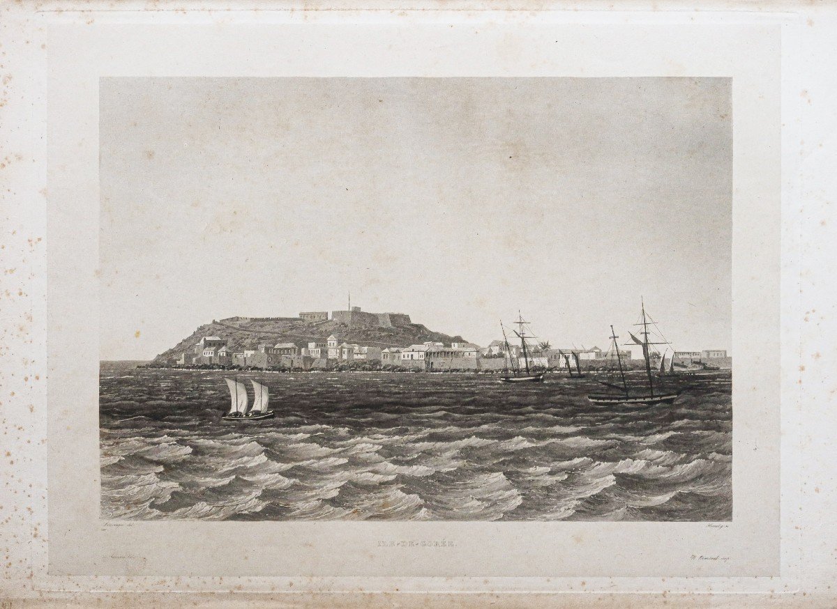 Gravure Ancienne – île De Gorée - Sénégal-photo-2