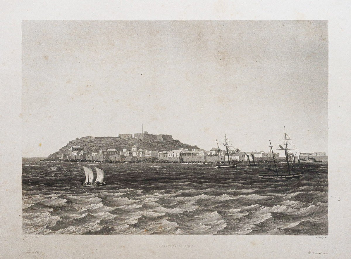 Gravure Ancienne – île De Gorée - Sénégal