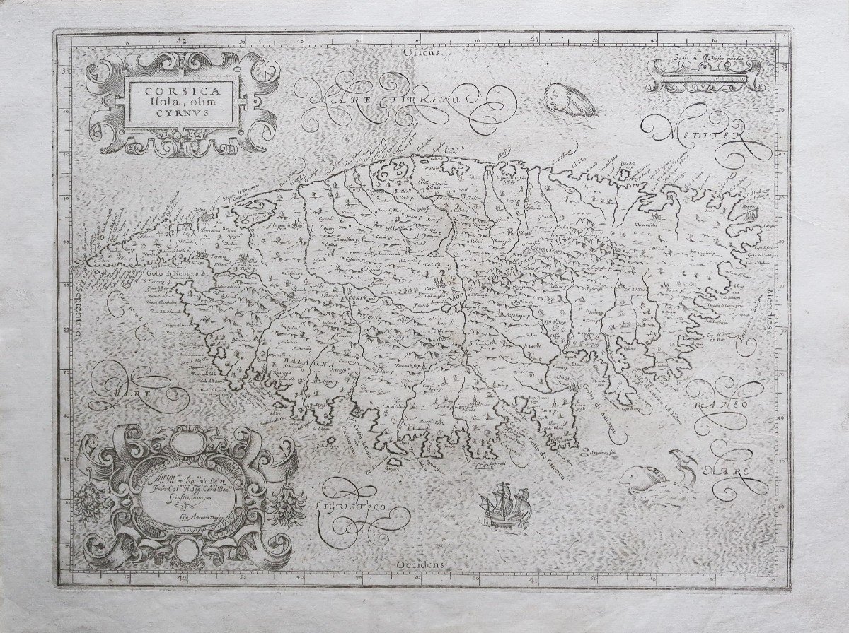 Old Map Of Corsica-photo-4