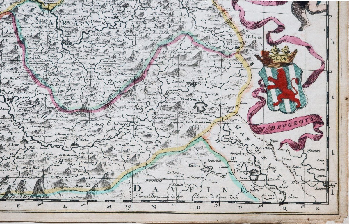 Old Geographic Map Of Savoy-photo-2