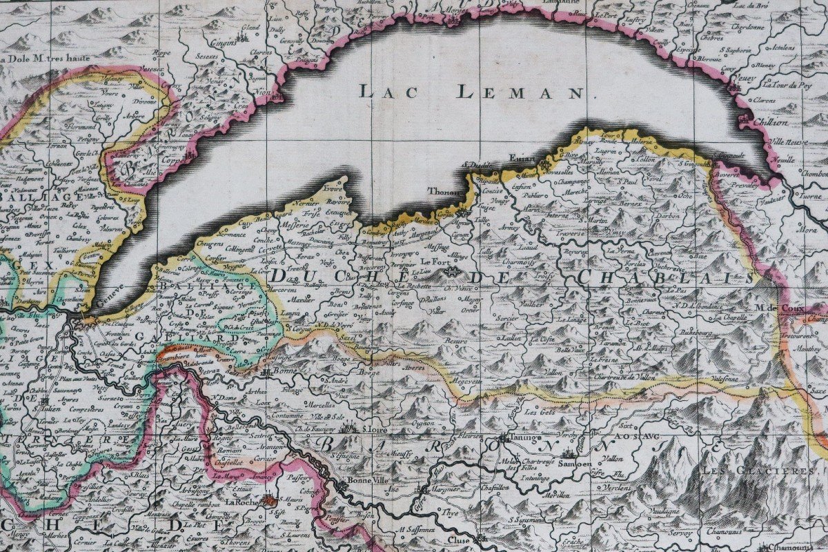 Old Geographic Map Of Savoy-photo-4