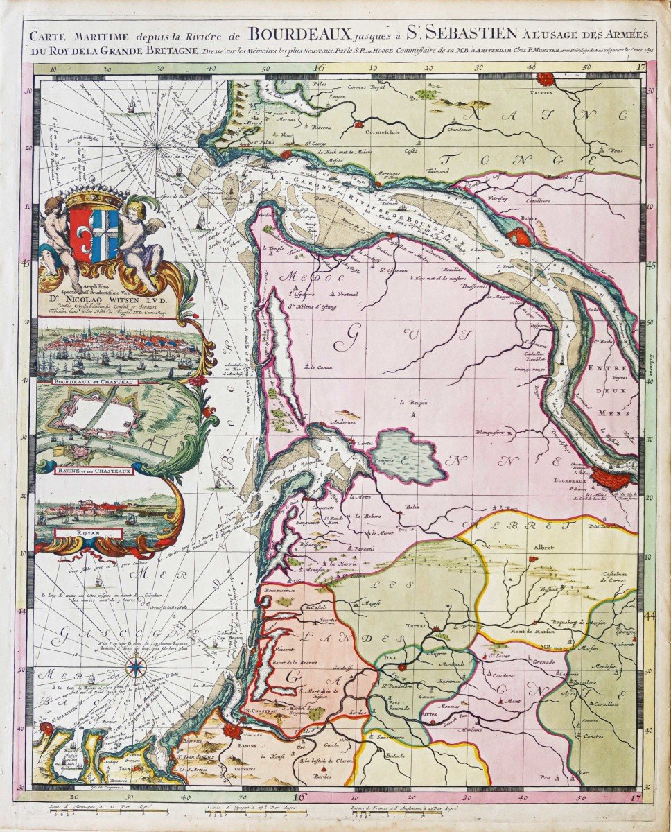 Bordeaux Marine Chart - Van Santen