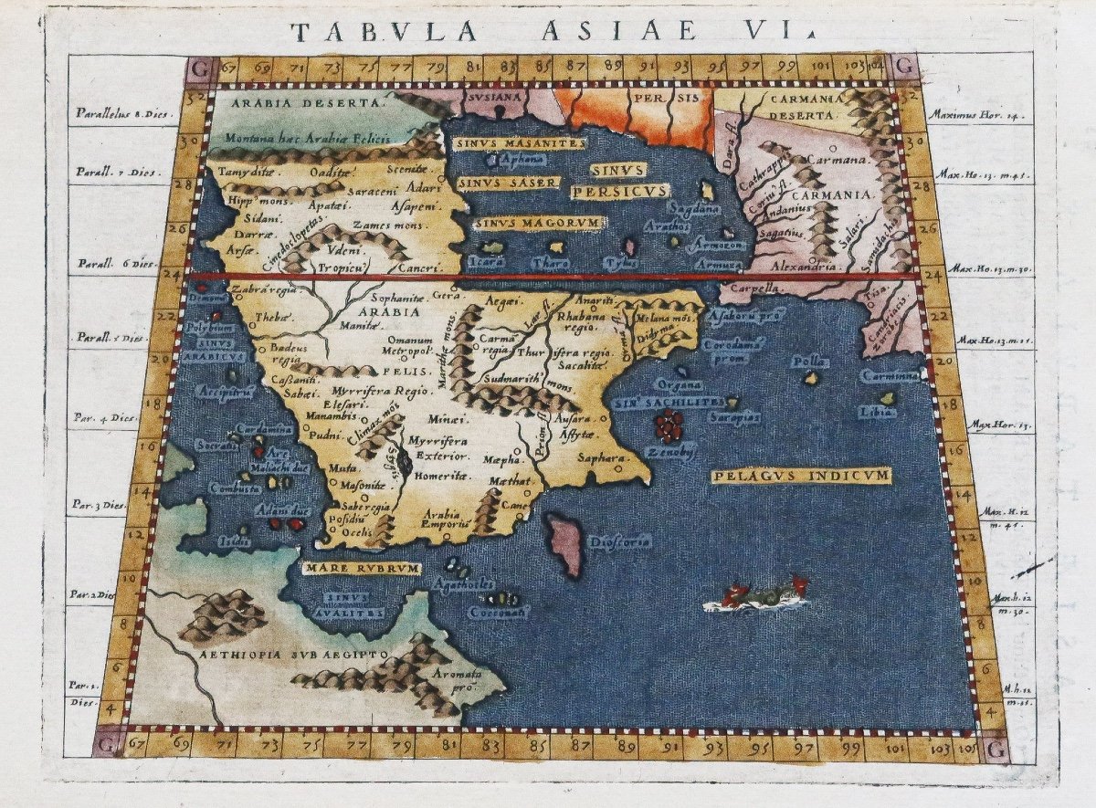 Carte Ancienne De L’arabie