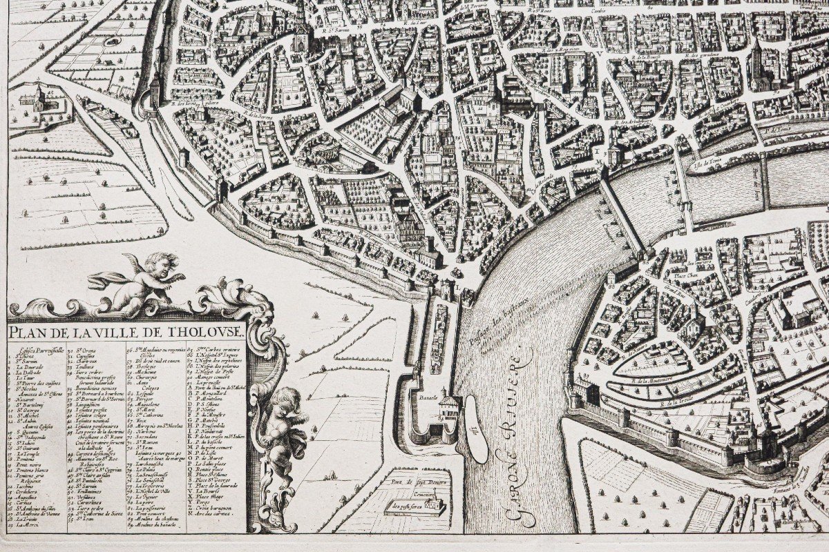 Old Map Of Toulouse-photo-3