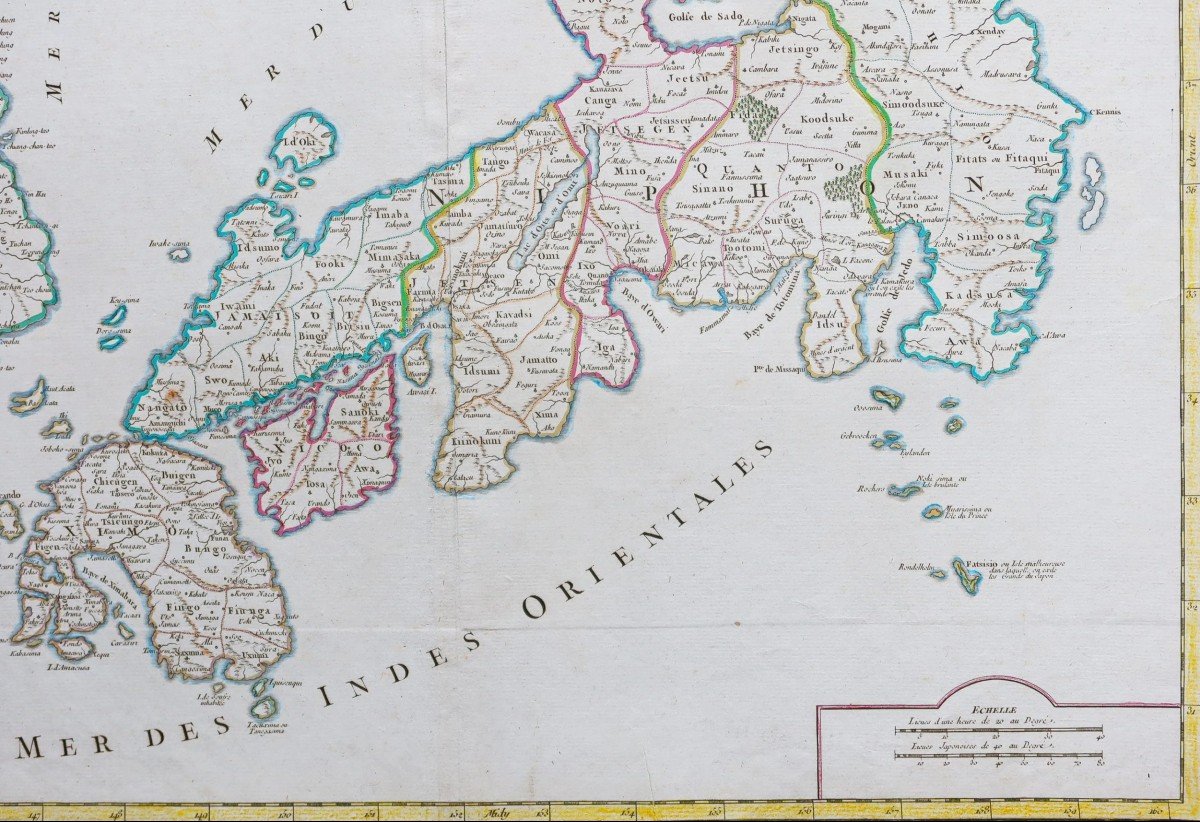 Carte Géographique Ancienne De L’empire Du Japon-photo-4