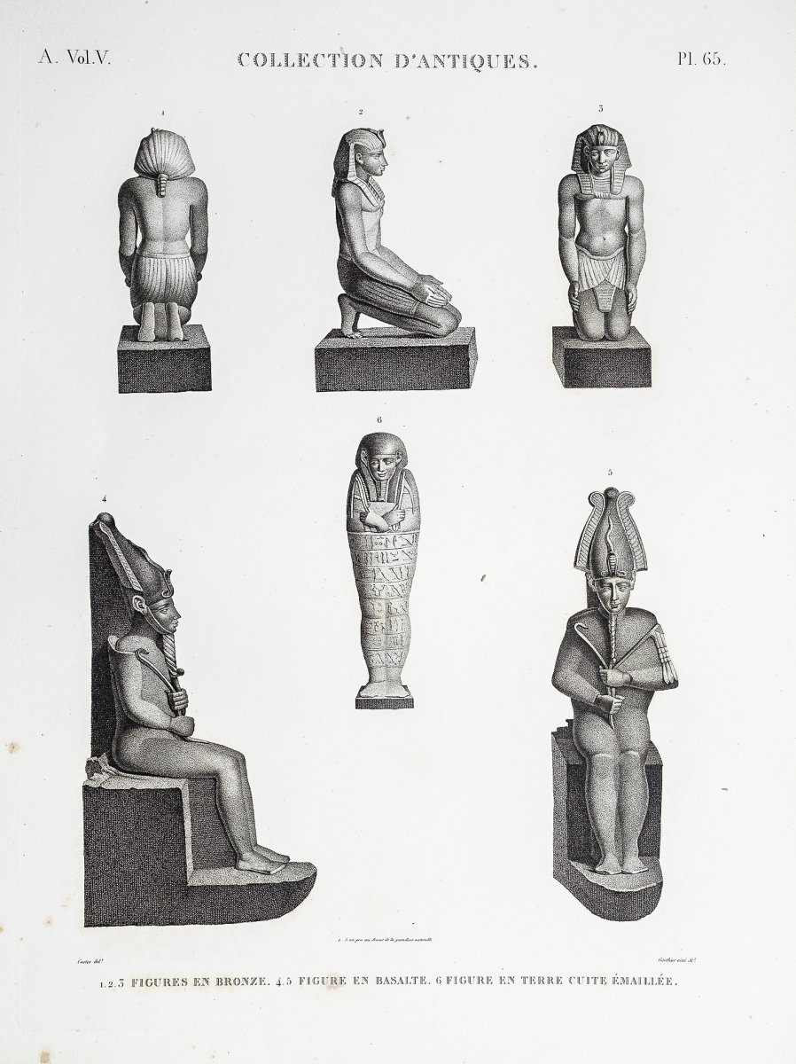 Description de l’Egypte – Collection d’Antiques