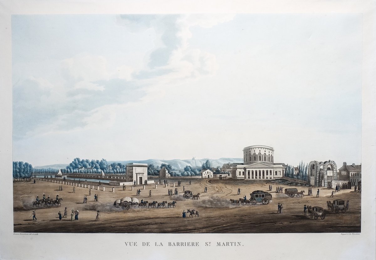 Vue De La Barrière Saint Martin – Michel François Damame Demartrais