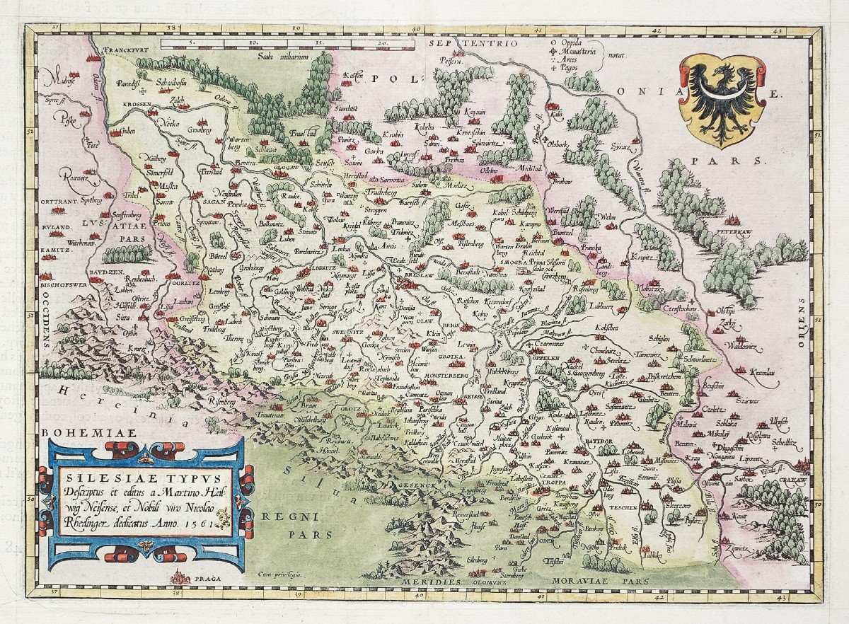 Old Geographic Map Of Germany