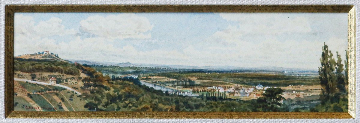 Ville & Chateau De Meudon – Aquarelles Originales-photo-2