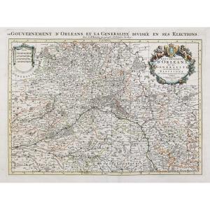 Carte Géographique Ancienne – Orléans