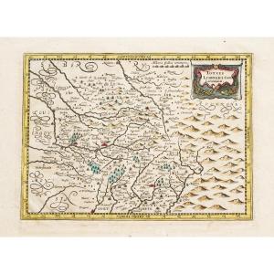 Carte Géographique Ancienne Du Limousin - Auvergne