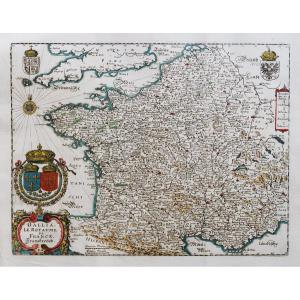 Antic Map Of France