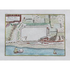 Gravure Ancienne De Bourg – Gironde
