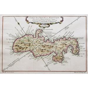 Carte Marine Ancienne De La Martinique