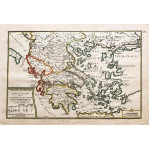 Carte Géographique Ancienne De La Grèce