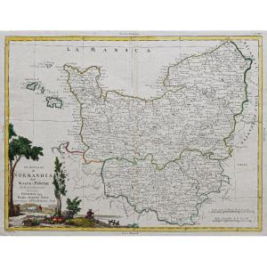 Carte Ancienne De La Normandie – Maine Et Perche