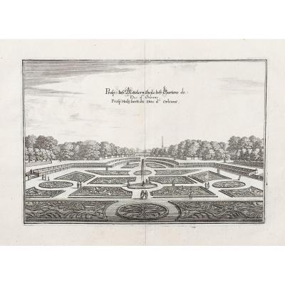 Gravure ancienne – Palais Royal – Palais du Duc d’Orléans