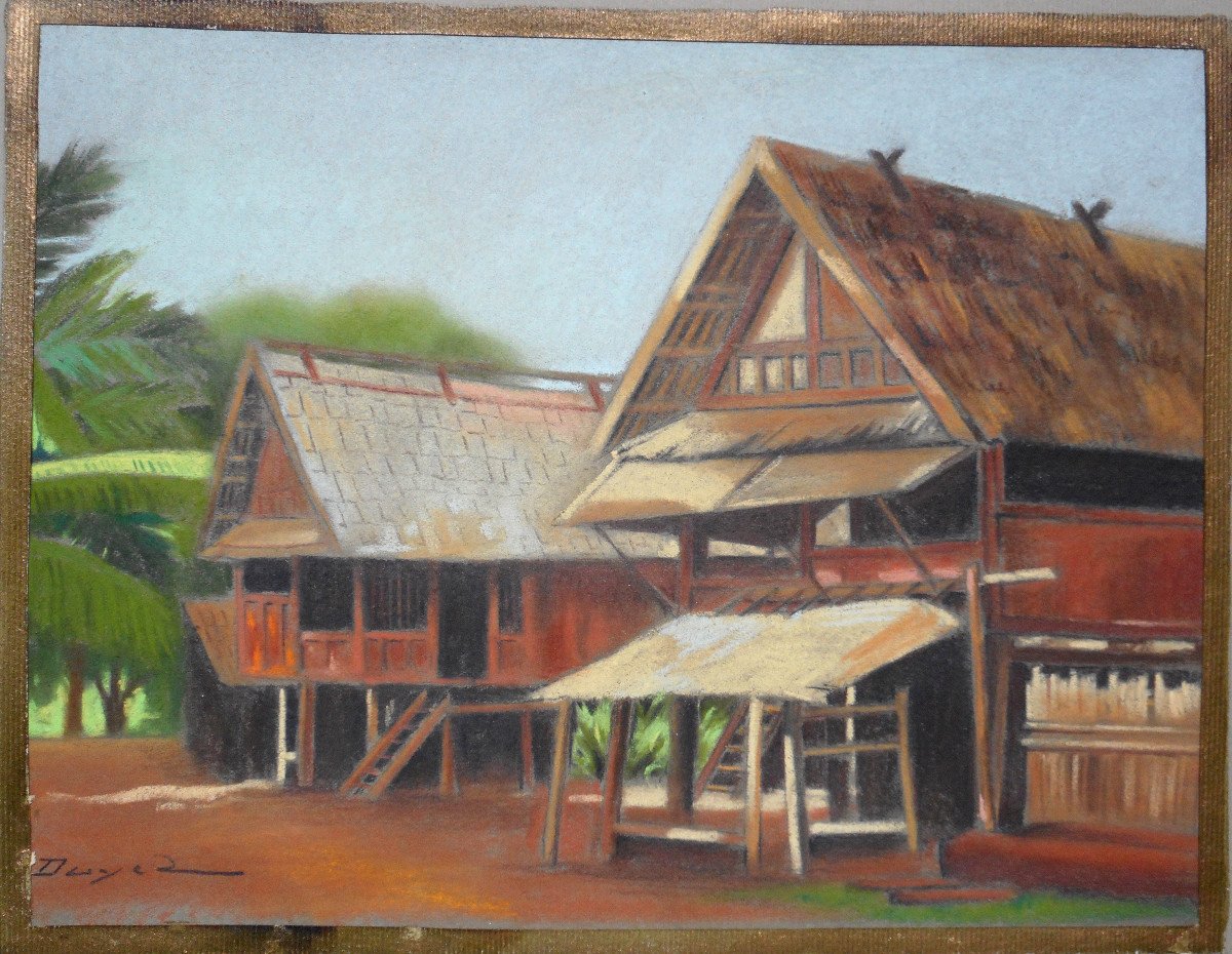 NGUYEN HUU DUYET - 17 pastels + 1 aquarelle 1938 ( suite et fin 1ère annonce)-photo-2