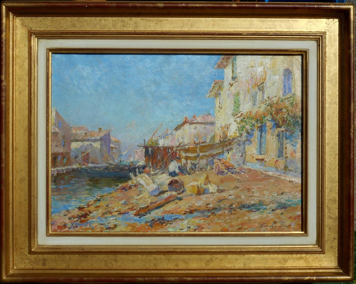 Julien Gaglardini (1846/1927) Martigues- The Vallier