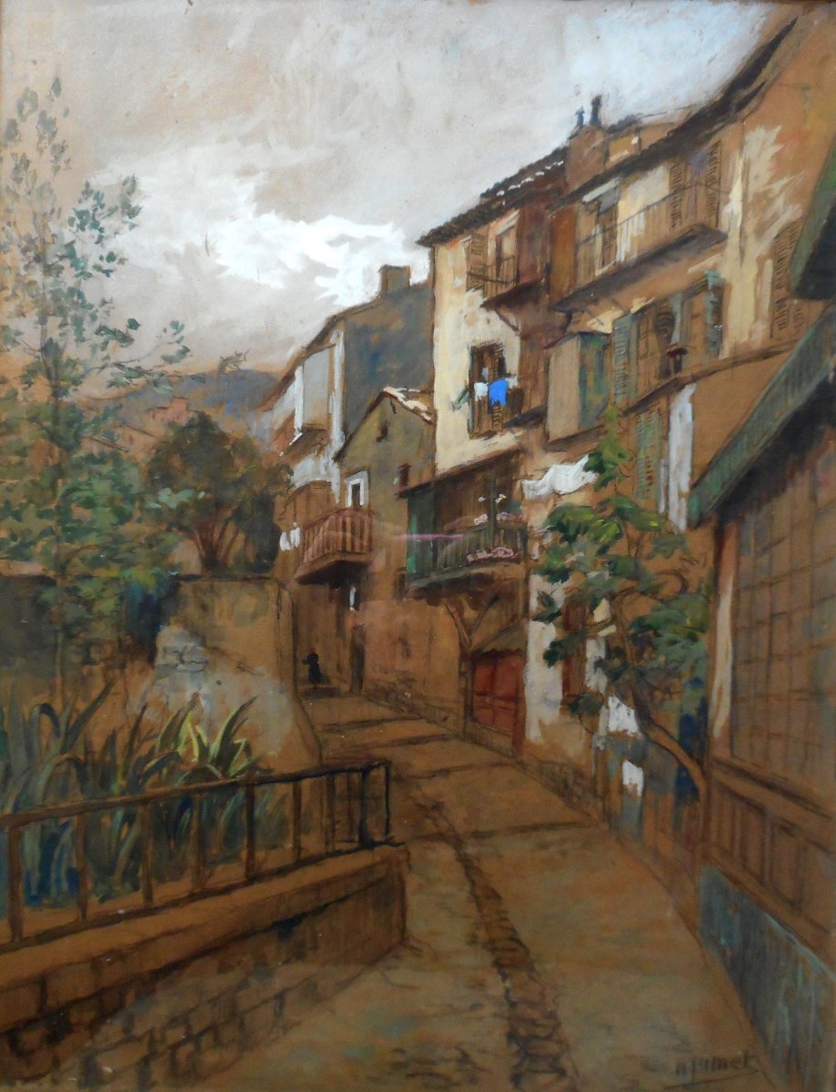 Henri Jamet (1858-1940) Crozant Gargilesse - Exhibition In Gien Until 16/02/2020 Villefranche S / Mer-photo-2