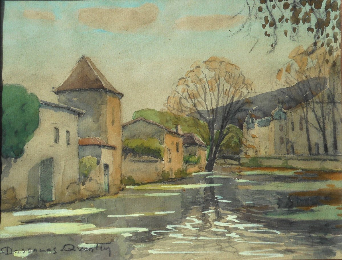 Robert DESSALES-QUENTIN (1885-1958) PERIGUEUX maison des CONSULS - DORDOGNE - PERIGORD-photo-4