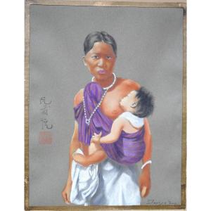 Nguyen Huu Duyet - 17 Pastels + 1 Watercolor 1938 (continuation And End Of 1st Announcement)