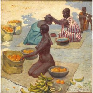 GASTON  OLLIVIER (1867-1937) SAINTES ( 17)  AFRIQUE (CONGO)