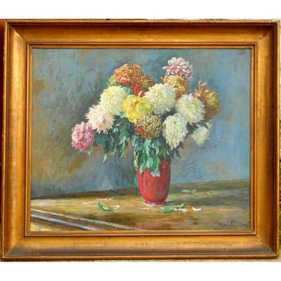 Henri Pailler (1876/1954) Chrysanthemums 1908 Crozant Poitiers