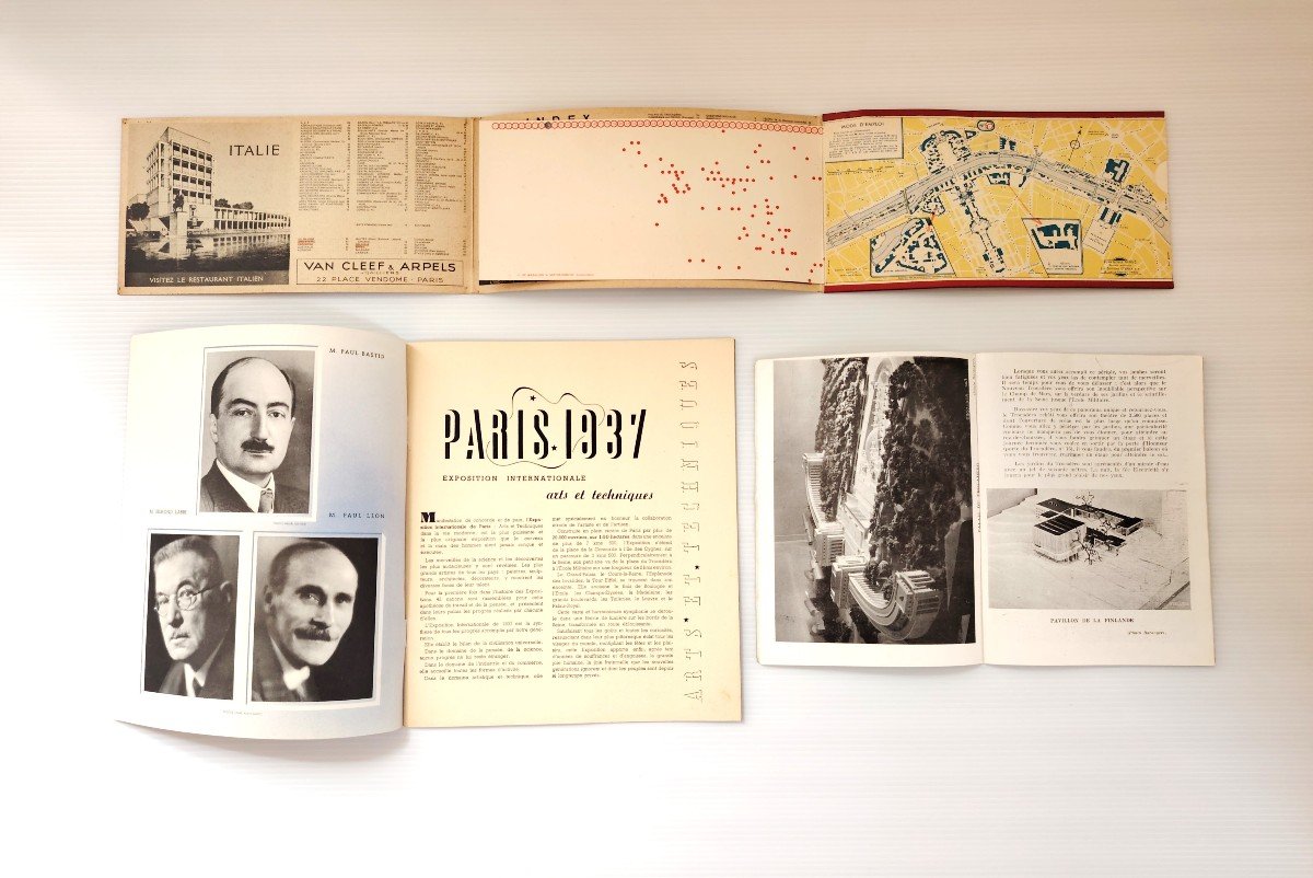 Lot Of Documents From The 1937 Paris International Exhibition-photo-3