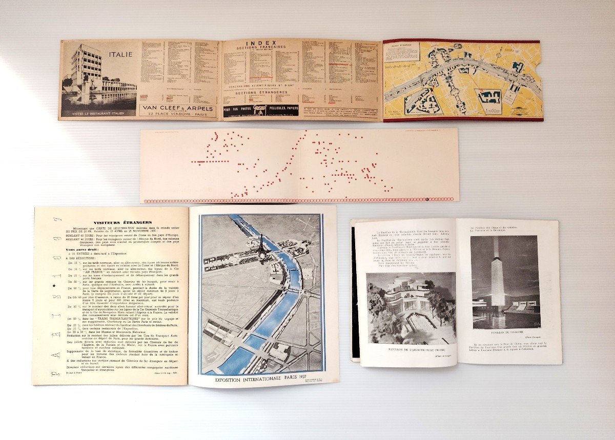 Lot Of Documents From The 1937 Paris International Exhibition-photo-2