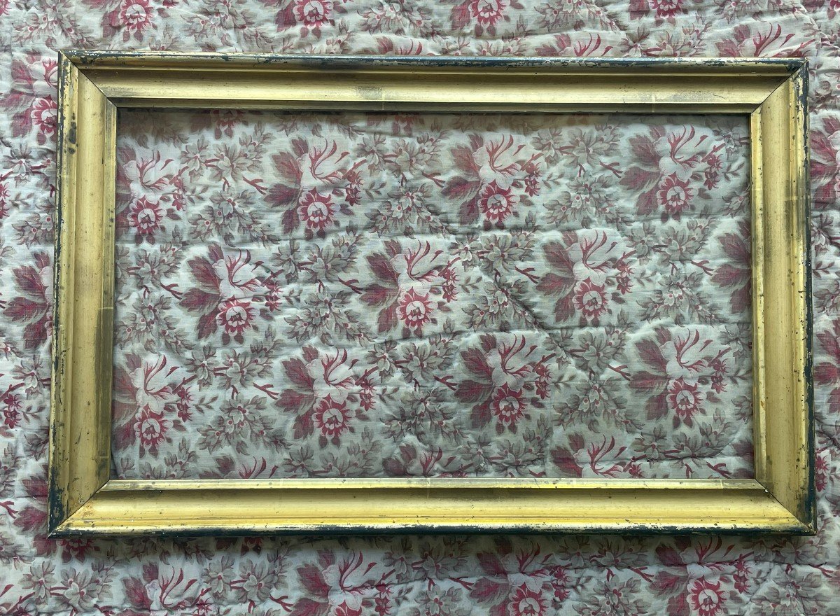Three Frames - Golden Wood - 19th Century-photo-3