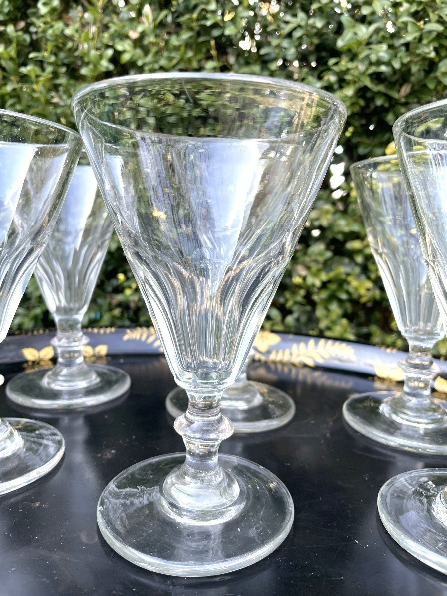 Six Large Glasses From The 19th Century-photo-3