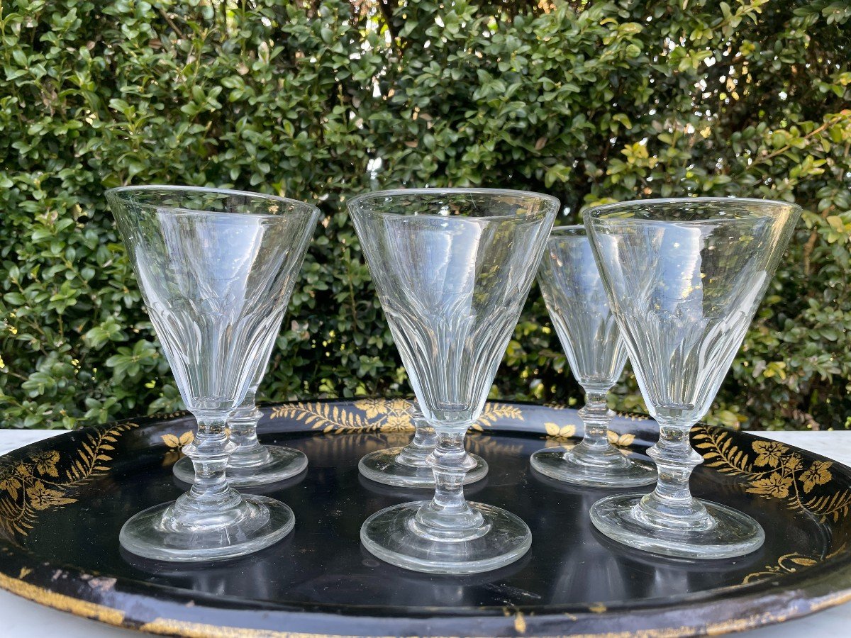 Six Large Glasses From The 19th Century-photo-2