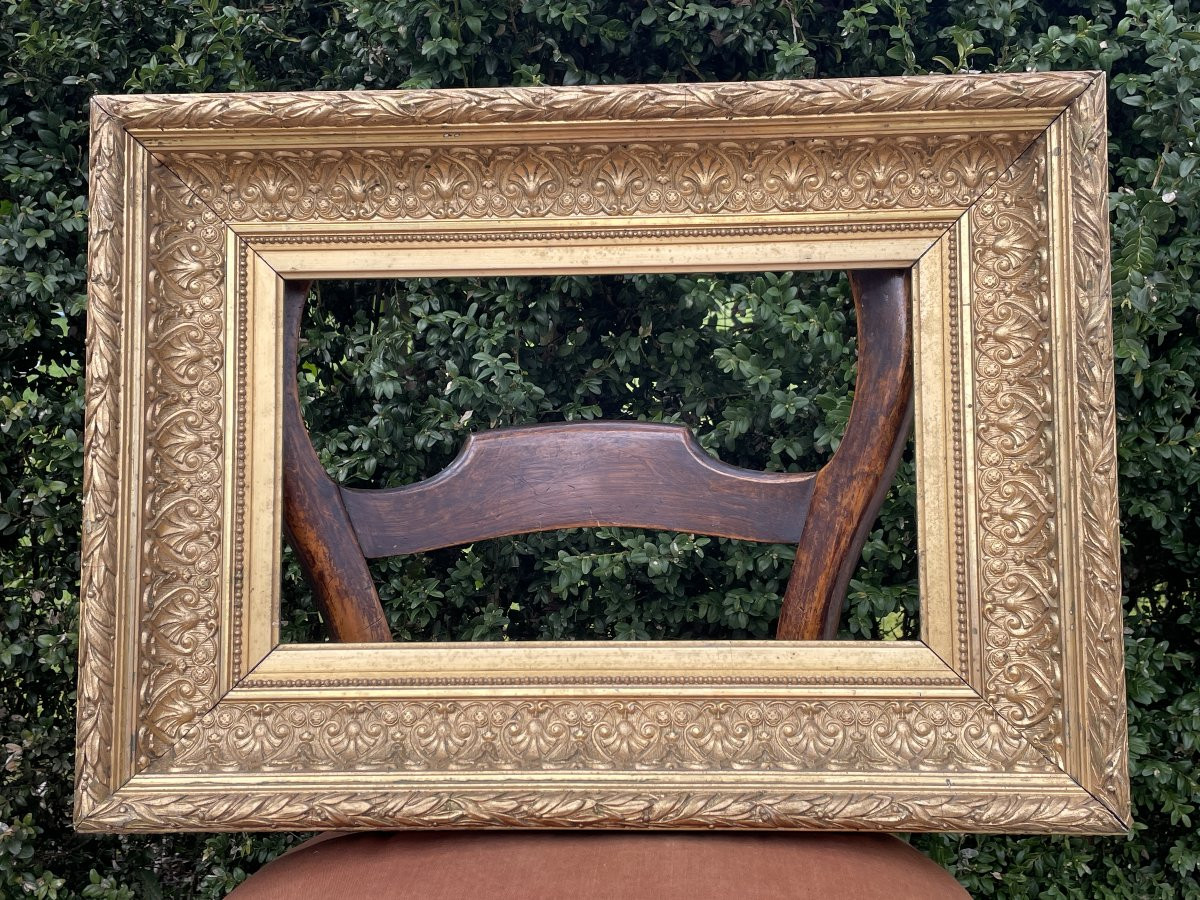 Gilded Wooden Frame - 19th Century-photo-1