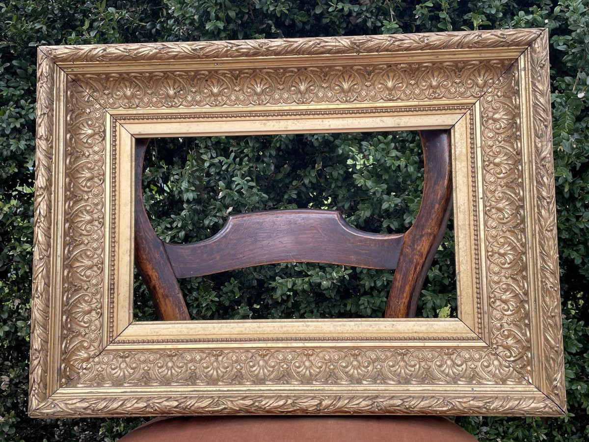 Gilded Wooden Frame - 19th Century-photo-3