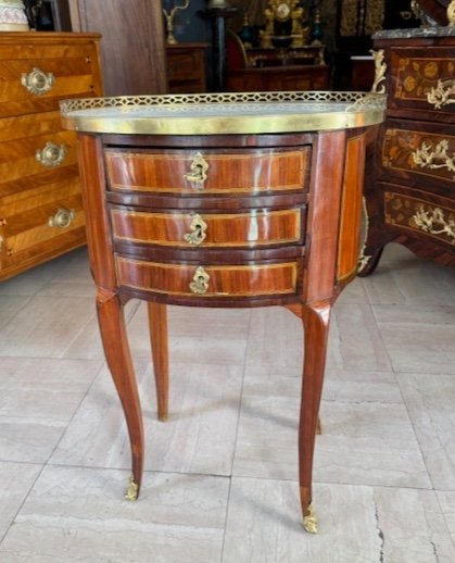  Table chiffonnière  18 ème d'époque Transition Louis XV -xvi