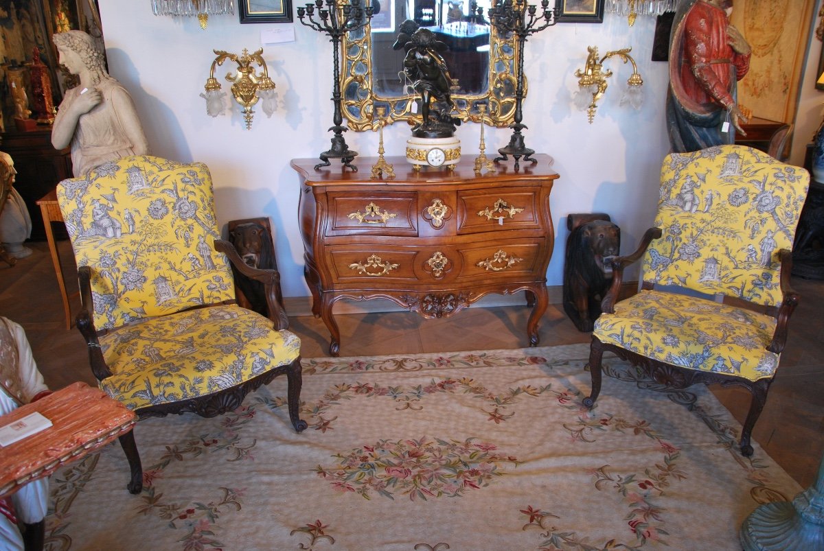 Pair Of 19th Armchairs