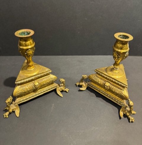 Pair Of Candlesticks Late 17th