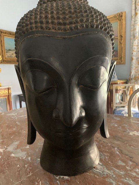 Bronze Buddha Head -photo-2