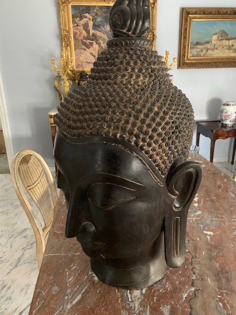 Bronze Buddha Head -photo-3