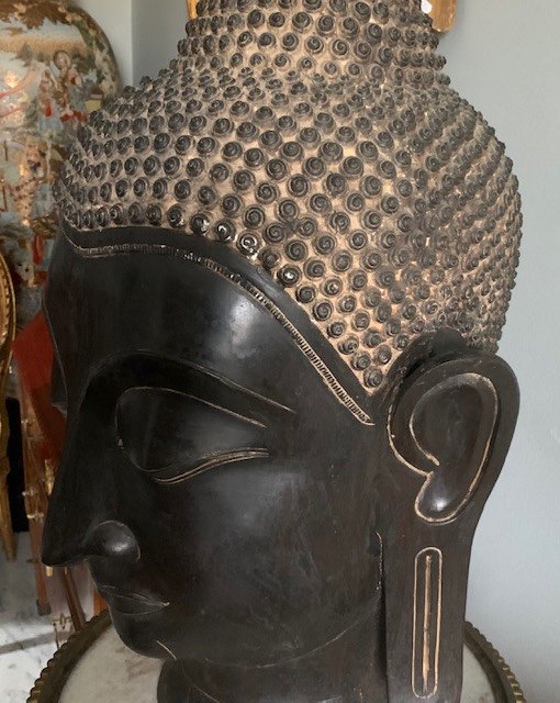 Bronze Buddha Head -photo-2