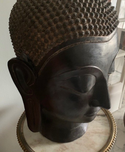 Bronze Buddha Head -photo-3