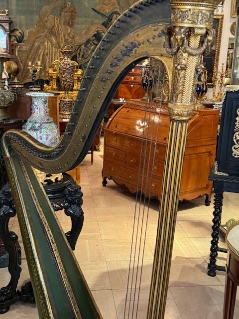 Sébastien Erard Harp Restoration Period 19th-photo-5