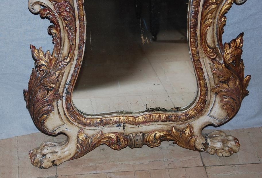 Italian Mirror Late 18th Century-photo-3