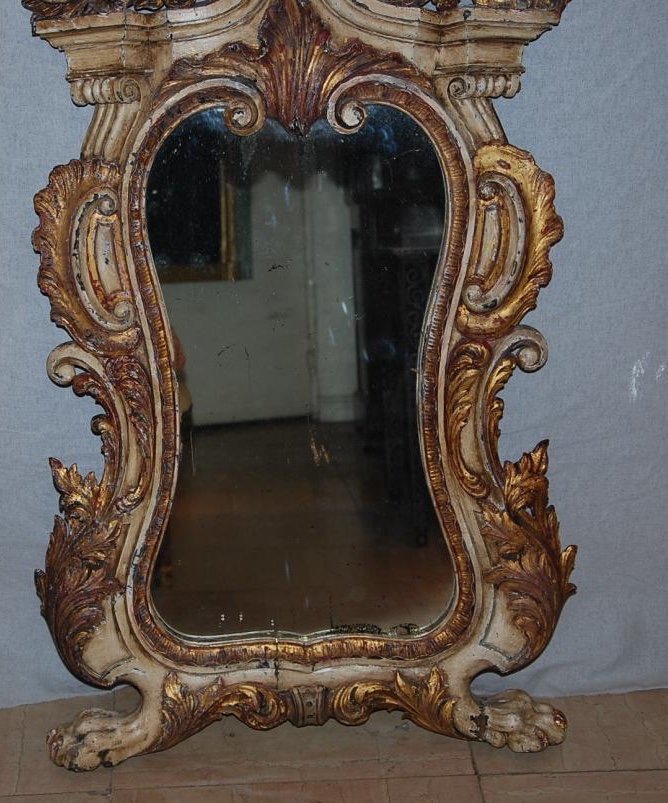 Italian Mirror Late 18th Century-photo-4