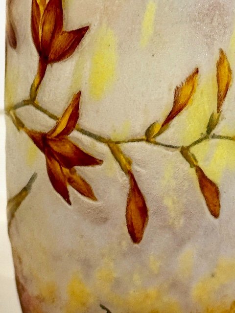 Daum Vase With Lily Flowers-photo-4