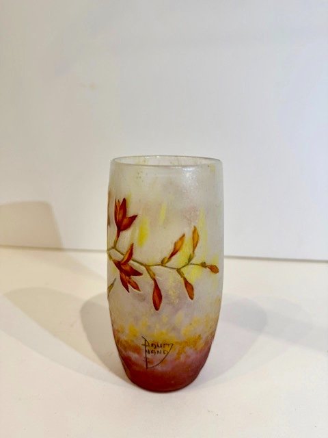 Daum Vase With Lily Flowers-photo-3