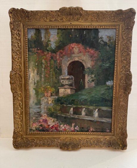 Painting Signed Maurice Bompard