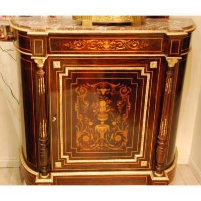 Louis XVI Style Sideboard From Entre Deux, Late 19th Century -photo-2