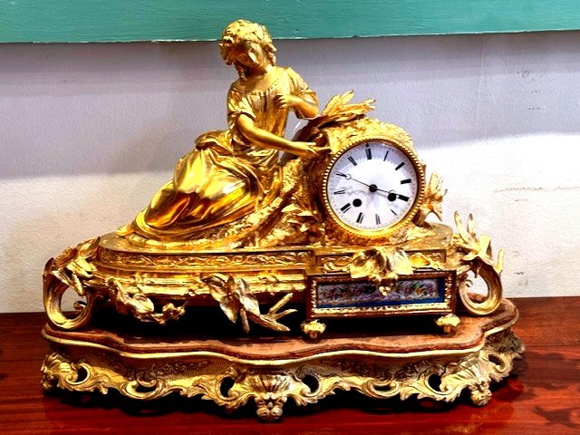 19th Century Gilded Bronze Trim-photo-2